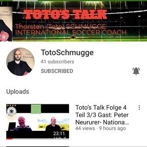 Follow me on YouTube 😃 TOTO SCHMUGGE